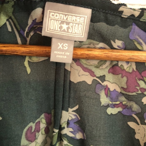 Floral summer dress puffy sleeves - Picture 2 of 5